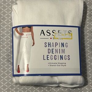 SPANX Assets White Shaping Leggings